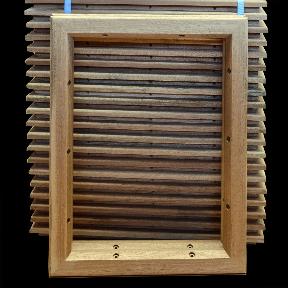 Parecloses rectangulaires en bois